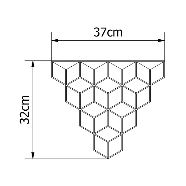 Półka Stiga / PM Gold - POLYHEDRA